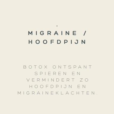 Migraine/hoofdpijn